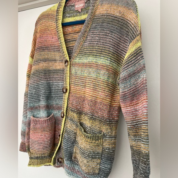 Show Me Your Mumu multi colored cardigan sweater - Picture 4 of 6